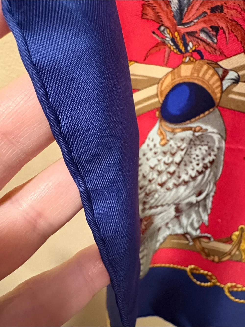 🐦‍⬛Hermès Vintage ‘90s Les Oiseaux Du Roy Classic silk 90cm sq scarf